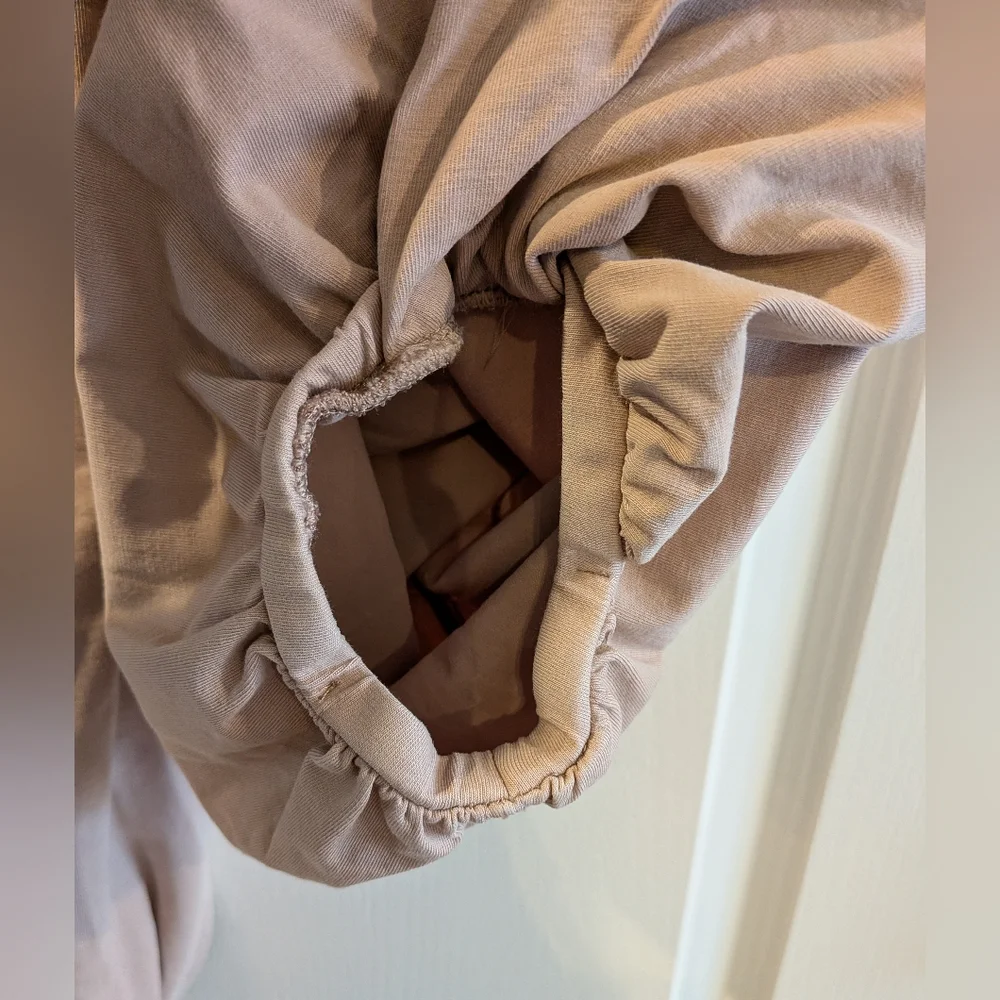 Free People Movement Hot Shot Crossover Pants Joggers Pumice Tan Size XS Lounge - Picture 14 of 16